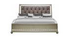 Soho Gray Wood And Upholstered Queen Bedroom Set