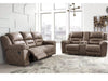 Stoneland Brown Fabric Living Room Set