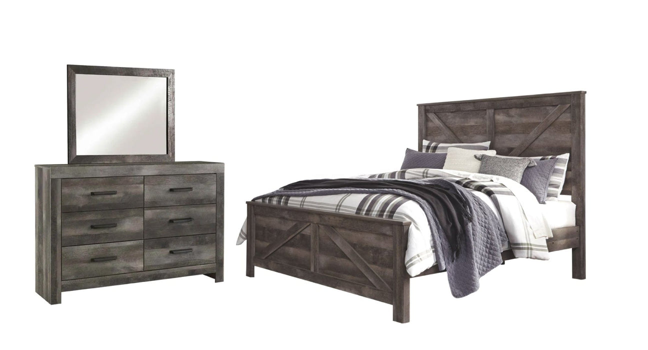 Wynnlow Gray Wood Queen Bedroom Set