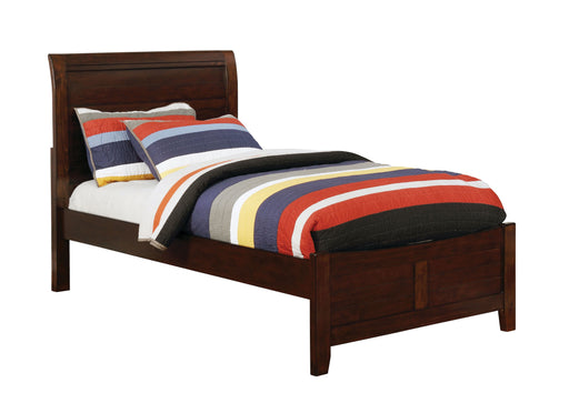Yukon Brown Wood Twin Bed